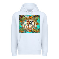 White cozy vibes tumbler Premium Hoodie - BundleAndBundleShop
