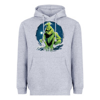 Heather Grey Grinch Heavyweight Hoodie - Unal Design
