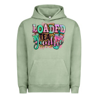 Pigment Oil Green loaded tea junkie Urban Hoodie - Jasminsmagicworld