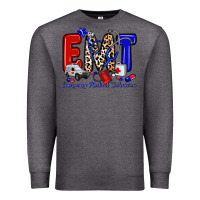 Charcoal Heather emt emergency medical technician Premium Sweatshirt - Zillion Design Studio
