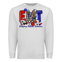 Dove Grey emt emergency medical technician Premium Sweatshirt - Zillion Design Studio