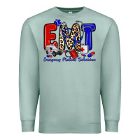 Seafoam emt emergency medical technician Premium Sweatshirt - Zillion Design Studio
