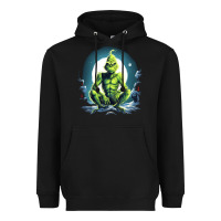 Black Grinch Heavyweight Hoodie - Unal Design
