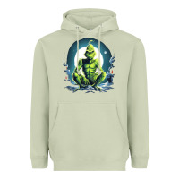 Matcha Grinch Heavyweight Hoodie - Unal Design