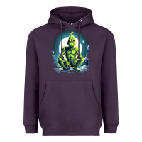 Plum Grinch Heavyweight Hoodie - Unal Design