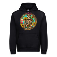 Black western skeleton coffee sunflowers Urban Hoodie - Artiststas