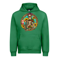 Emerald western skeleton coffee sunflowers Urban Hoodie - Artiststas