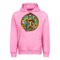 Fuchsia Pink western skeleton coffee sunflowers Urban Hoodie - Artiststas