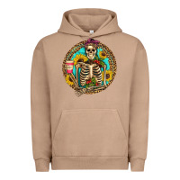 Pigment Burro western skeleton coffee sunflowers Urban Hoodie - Artiststas