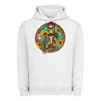 Pigment Lunar Rock western skeleton coffee sunflowers Urban Hoodie - Artiststas