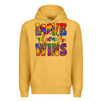 Mustard love always wins Premium Hoodie - JahusDesignShop