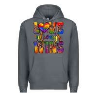 Rock love always wins Premium Hoodie - JahusDesignShop