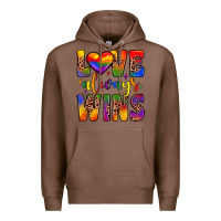 Chestnut love always wins Premium Hoodie - JahusDesignShop