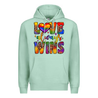 Seafoam love always wins Premium Hoodie - JahusDesignShop