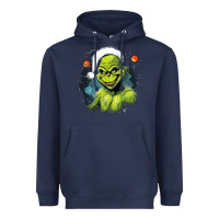 Navy Grinch Heavyweight Hoodie - Unal Design