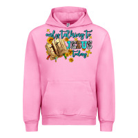 Fuchsia Pink only talking to jesus today Urban Hoodie - AdoDesignShop
