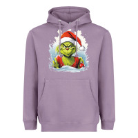 Lavender Grinch Heavyweight Hoodie - Unal Design