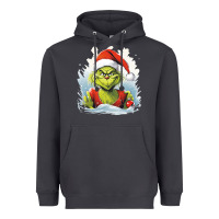 Smoke Grinch Heavyweight Hoodie - Unal Design