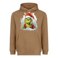 Toasted Coconut Grinch Heavyweight Hoodie - Unal Design