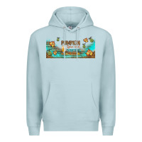 Blue Mist pumpkin spice and everything nice libbey glass Premium Hoodie - BundleAndBundleShop