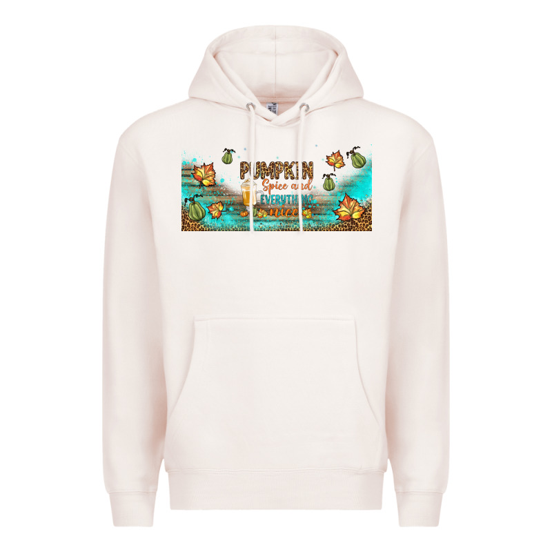 Pumpkin Spice And Everything Nice Libbey Glass Premium Hoodie by BundleAndBundleShop | Teevron