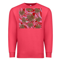 Cardinal valentine's day hearts bow and arrow Premium Sweatshirt - RanaPortraitStore