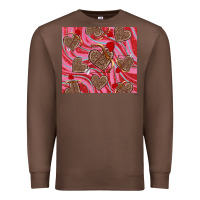 Chestnut valentine's day hearts bow and arrow Premium Sweatshirt - RanaPortraitStore