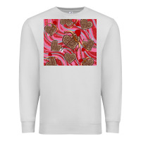 Dove Grey valentine's day hearts bow and arrow Premium Sweatshirt - RanaPortraitStore