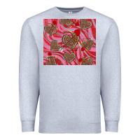 Heather Grey valentine's day hearts bow and arrow Premium Sweatshirt - RanaPortraitStore