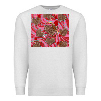 Oatmeal Heather valentine's day hearts bow and arrow Premium Sweatshirt - RanaPortraitStore