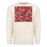 Sandshell valentine's day hearts bow and arrow Premium Sweatshirt - RanaPortraitStore