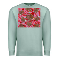 Seafoam valentine's day hearts bow and arrow Premium Sweatshirt - RanaPortraitStore