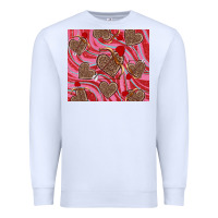 White valentine's day hearts bow and arrow Premium Sweatshirt - RanaPortraitStore