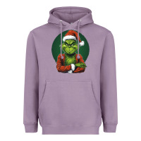 Lavender Grinch Heavyweight Hoodie - Unal Design
