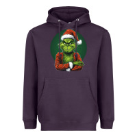 Plum Grinch Heavyweight Hoodie - Unal Design