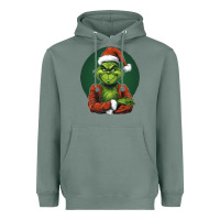 Sage Grinch Heavyweight Hoodie - Unal Design