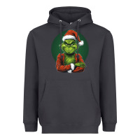 Smoke Grinch Heavyweight Hoodie - Unal Design