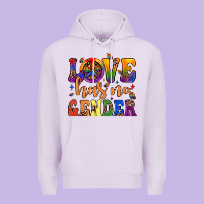 Love Has No Gender Premium Hoodie Designed By Jahusdesignshop