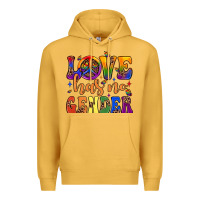 Mustard love has no gender Premium Hoodie - JahusDesignShop