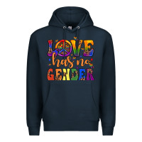 Navy love has no gender Premium Hoodie - JahusDesignShop