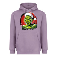 Lavender Grinch Heavyweight Hoodie - Unal Design