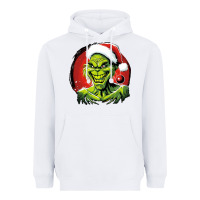 White Grinch Heavyweight Hoodie - Unal Design