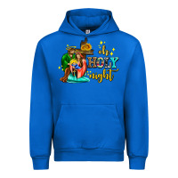 Cobalt oh holy night with sunflower and cross Urban Hoodie - AdoDesignShop