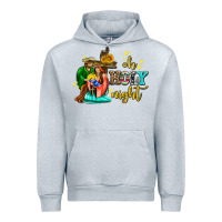 Heather Grey oh holy night with sunflower and cross Urban Hoodie - AdoDesignShop