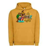 Pigment Peanut Butter oh holy night with sunflower and cross Urban Hoodie - AdoDesignShop