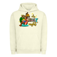 Pigment Pistachio oh holy night with sunflower and cross Urban Hoodie - AdoDesignShop
