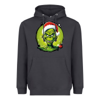 Smoke Grinch Heavyweight Hoodie - Unal Design