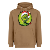 Toasted Coconut Grinch Heavyweight Hoodie - Unal Design
