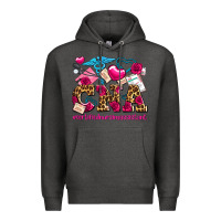 Charcoal Heather valentines day cna certified nursing assistant Premium Hoodie - AdoDesignShop