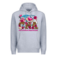 Heather Grey valentines day cna certified nursing assistant Premium Hoodie - AdoDesignShop